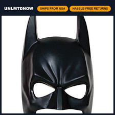 Batman Adult Mask - One Size Fits All, Superhero Costume Accessory, Party Prop