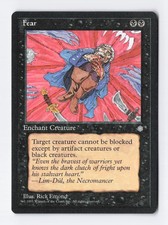 Fear Ice Age MTG Vintage Magic the Gathering Card LP/NM