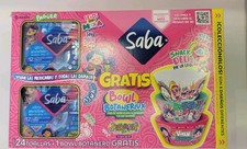 SABA 24 Toallas Almohadillas DISTROLLER BOWL BOTELLA DE AGUA COLECCIONISTA EDICIÓN LIMITADA