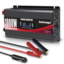 1000 Watt Power Inverter DC 12V to 110V/120V AC Car Inverter with LCD Display...