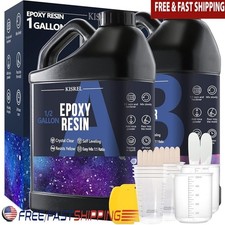 Epoxy Resin Kit 1:1 High Quality Self-Leveling Clear Easy Mix Crafting Casting