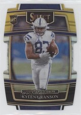 2021 Panini Select Concourse Black & Gold Prizm Die-Cut Kylen Granson #94 0jk3