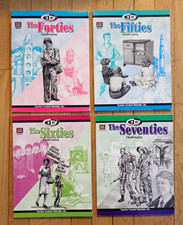 AI-Proof! 4 US History Workbooks - Classic - (1940s, 50s, 60s, and 70s) VG+