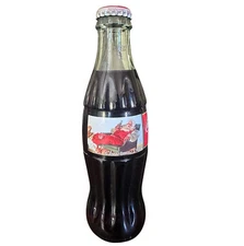 Coca Cola Coke  Bottle Christmas Santa Holiday 1995 Vintage 8 Oz Unopened New