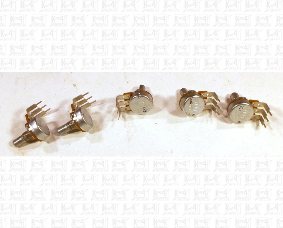 Alpha 10K Ohm Vertical Mount Pot Potentiometers B10K B10K Lot Of 5 - Image 2 of 2