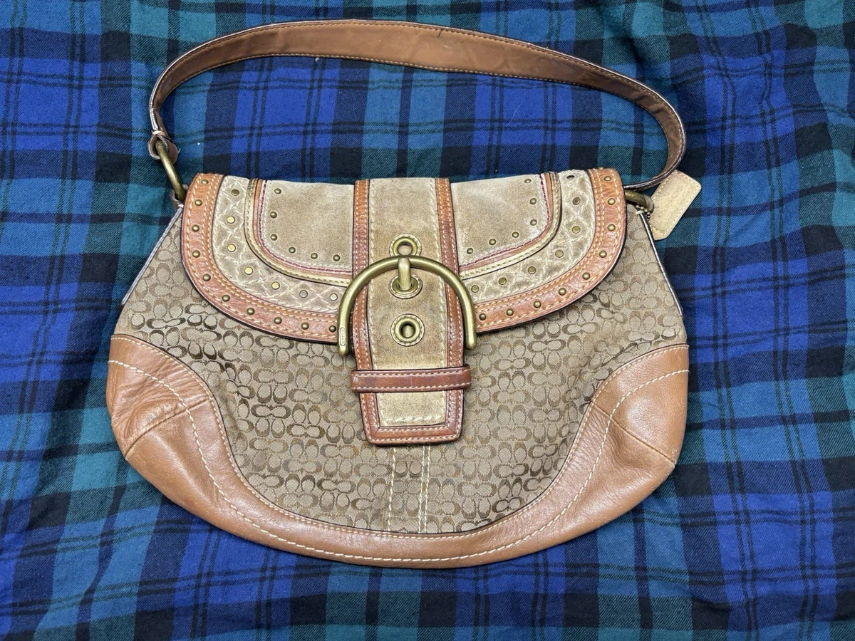 Coach Brown Signature Hobo Bag for sale | eBay