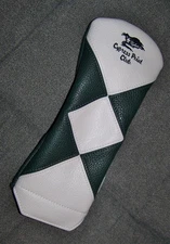 PRG GOLF Embroidered Vinyl Hybrid Rescue Utility Head Cover CYPRESS POINT CLUB