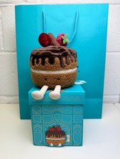 Jellycat x Harrods Exclusive Amuseables Glacy Chocolate Cake Plush Soft Toy BNWT