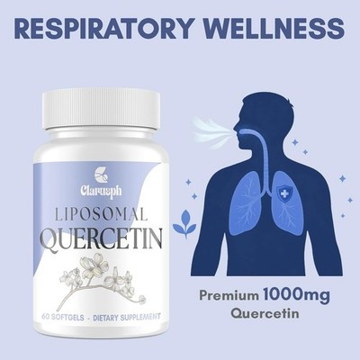 LIPOSOMAL QUERCETIN SUPPLEMENT, RESPIRATORY & SEASONAL CHALLENGES, BIOFAVONOIDS