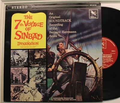 Bernard Herrman Lp 7Th Voyage Of Sinbad Soundtrack On Varese Sarabande - Vg++/