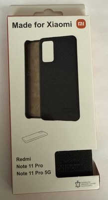 Made For Xiaomi Redmi Note 11 Pro / 5G Schutzhülle Echtleder Leder NEU