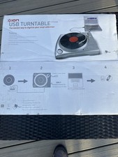 Turntable Ion TTUSB Plug and Play 33 1/3 and 45RPM Brand New