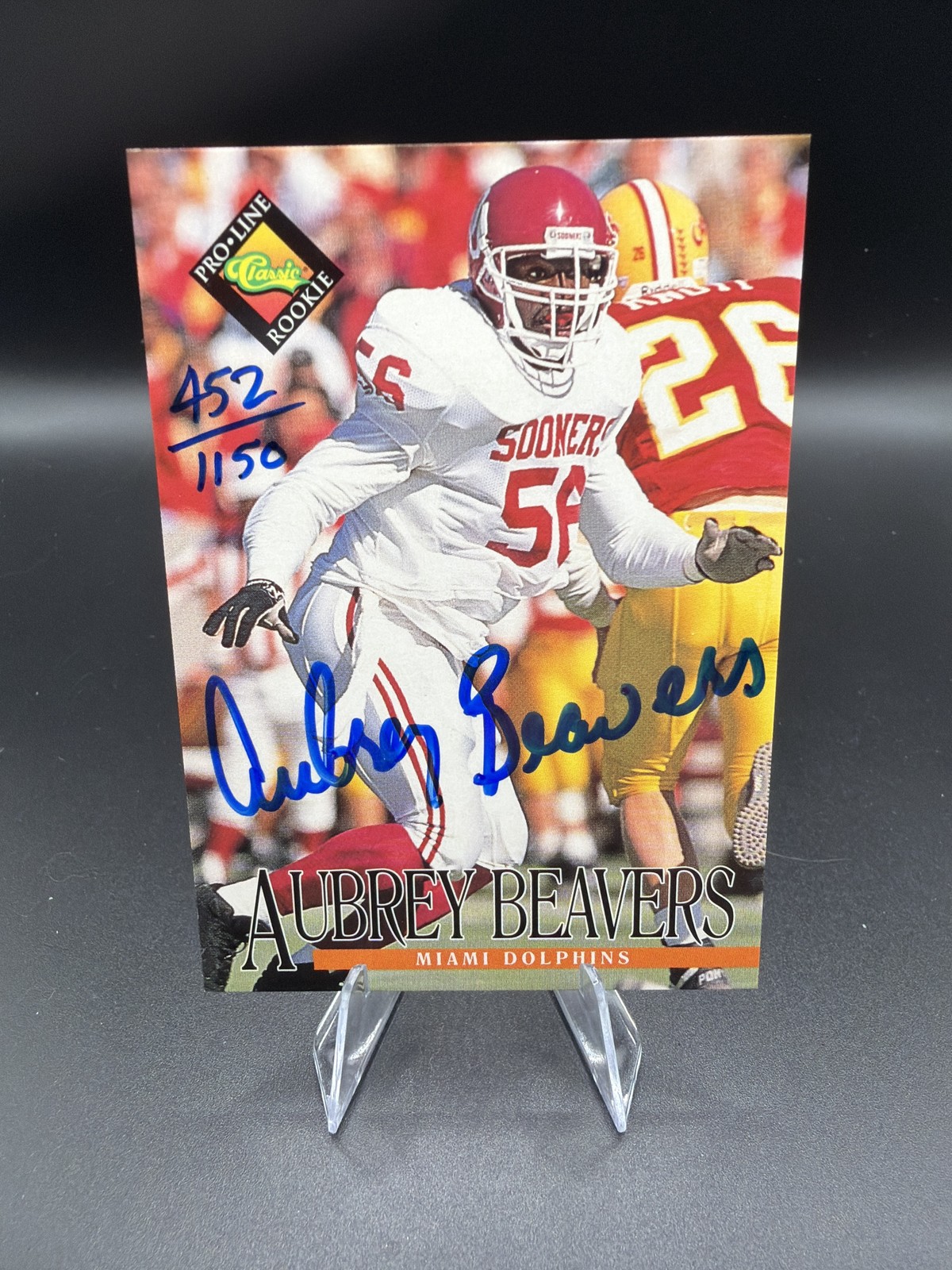 1994 Pro Line Live #NNO Aubrey Beavers Autographs #/1150