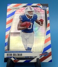 2024 Panini Prizm - Rookies Keon Coleman #362 Red White & Blue Prizm (RC)