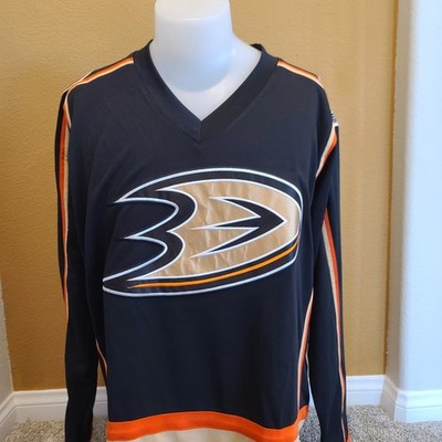 Anaheim Ducks Jersey Shirt Black Adult Medium 