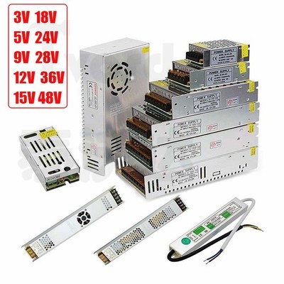 DC-geregelter Schaltnetzteile transformator 3V 5V 9V 12V 15V 18V 24V 36V 48V