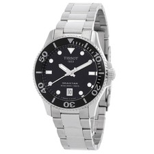 Tissot Seastar 1000 Quartz Black Dial Unisex Watch T1202101105100