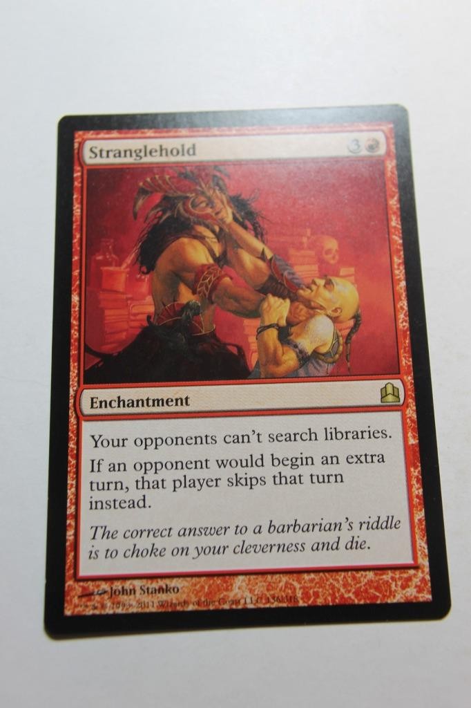 MTG Stranglehold x1- -Commander 2011-Lightly Played