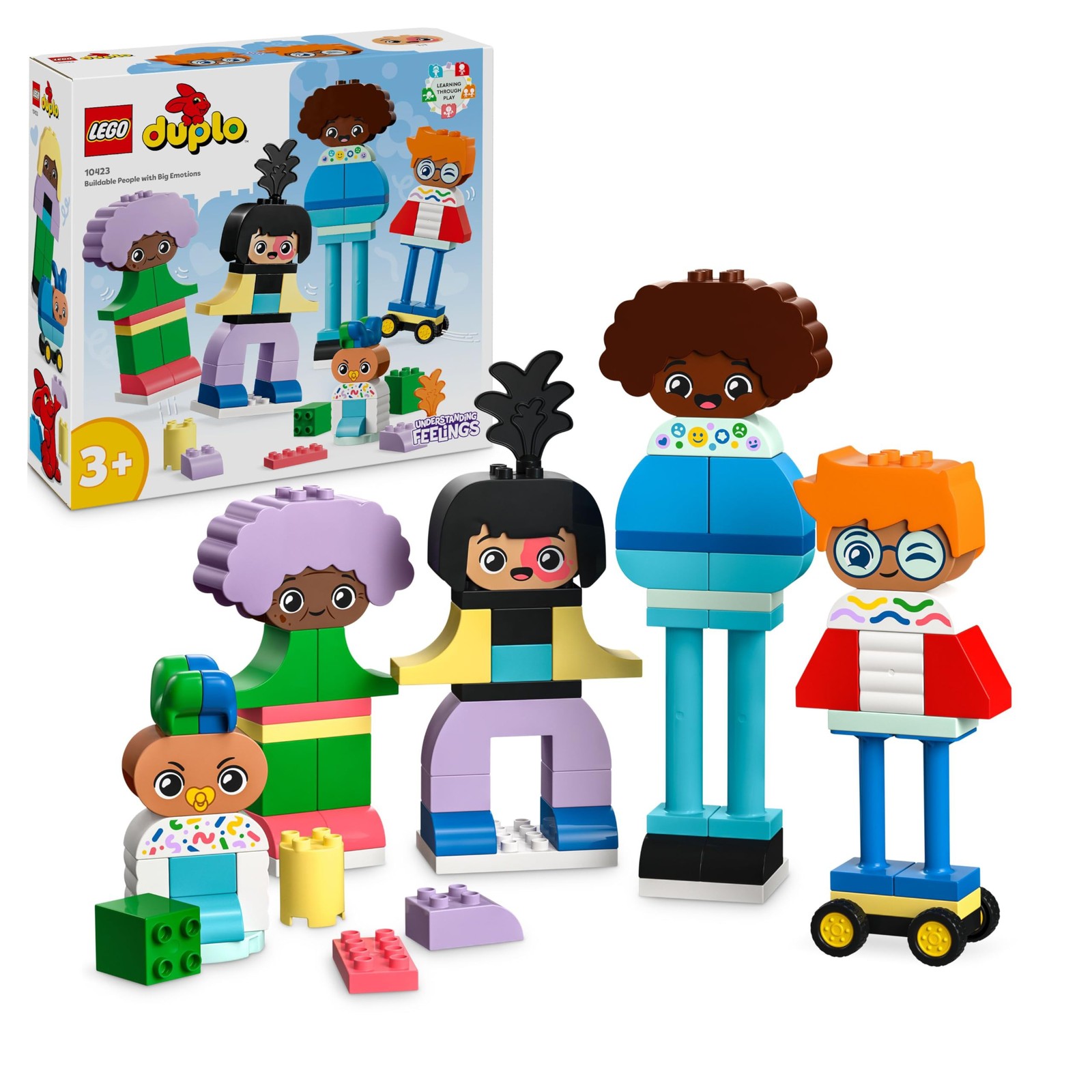LEGO 10423 DUPLO Town Buildable People with Big Emotions - incl. 71 Bricks to...