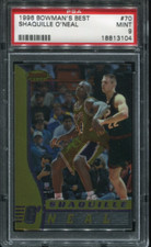 PSA 9 MINT 1996 BOWMAN'S BEST SHAQUILLE O'NEAL #70 MAGIC HOF 13104 B155