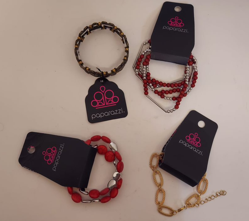 New Paparazzi Jewelry 4 Pack Bracelet Grab Bag - Picture 2 of 6