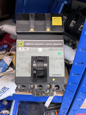 Square D 40A Amp MCCB SFA3040 3-poliger thermischer magnetischer Leitungsschutzschalter