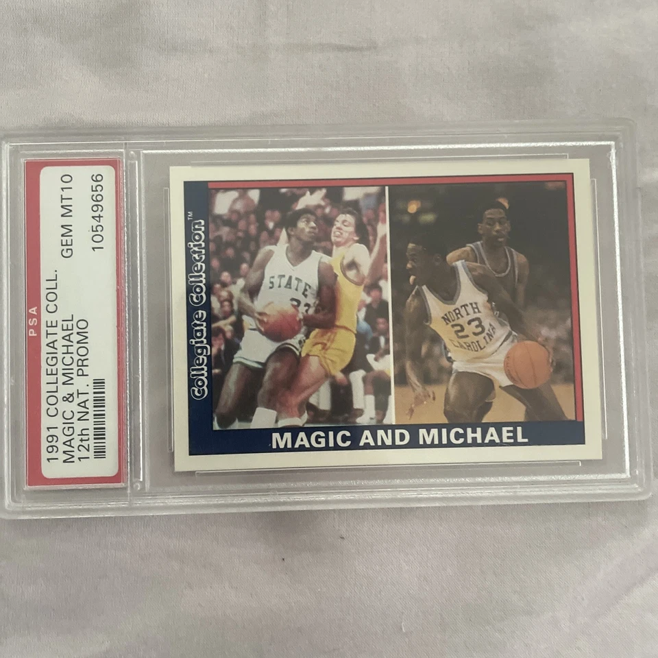 1991 Collegiate Collection Micheal Jordan And Magic Johnson - Image 3 of 3