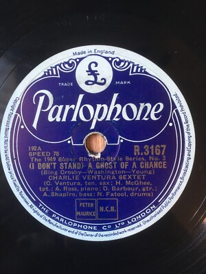 * CHARLIE VENTURA SEXTET - (I Don't Stand) A Ghost Of A Chance / Tea For Two