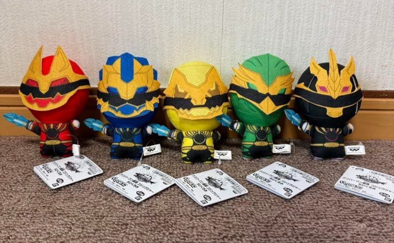 No.1 Sentai Gozyuger Chibigurumi Plush Doll toy 11cm Set of 5