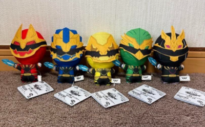 No.1 Sentai Gozyuger Chibigurumi Plush Doll toy 11cm Set of 5