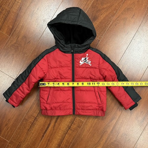 Chaqueta tampón roja Nike Air Jordan para niños pequeños talla 2T - Imagen 8 de 12