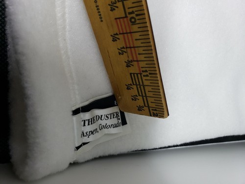 Nuova ghetta collo pile Polartec bianca zip made in Aspen, CO sport inverno - Foto 9 di 11