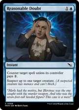 x4 Reasonable Doubt - Foil C MTG Murders at Karlov Manor M/NM, English