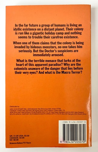 Doctor Who The Macra Terror #123 Ian Stuart schwarz Taschenbuch 1987 Zielscheibe - Bild 3 von 10