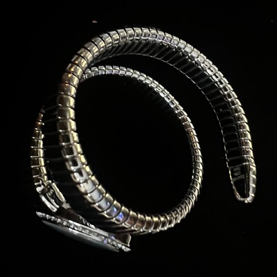 Colleen Lopez Abalone Dial Coil Wrap Bracelet Watch Colleen Lopez Round Dial Coil Wrap Bracelet Watch  main image 3