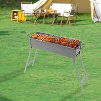 Tragbarer Bbq Grill Holzkohlegrill Klappgrill Standgrill Tragbarer Campinggrill