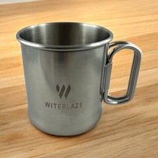 EDELSTAHLBECHER 300 ml mit Klappgriff Kaffeebecher EDELSTAHL Becher Trinkbecher