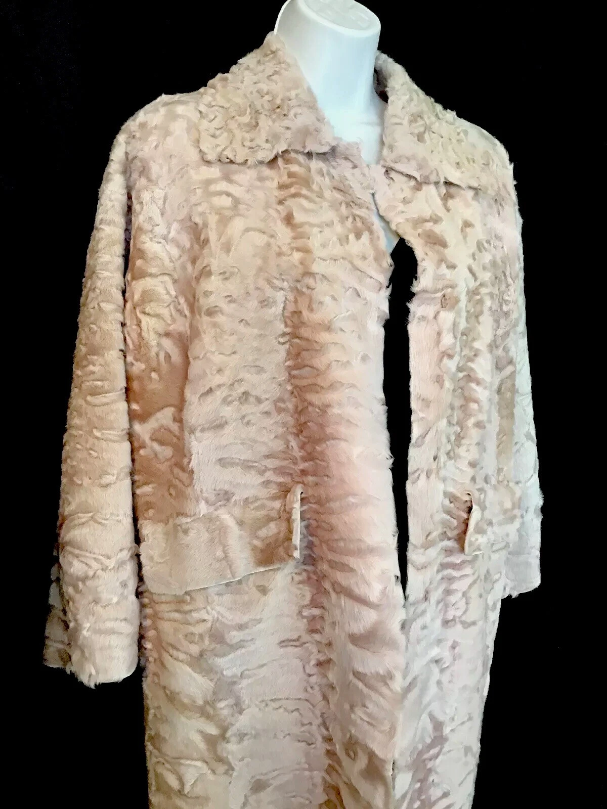 Cappotto Valentino manica lunga nudo coda larga manica larga 22"" nuovo con etichette taglia 38