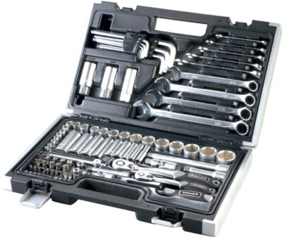 Série Kit Boite À Clés en Pouce 92 Pièces Set Outils Harley Davidson - Photo 1/4