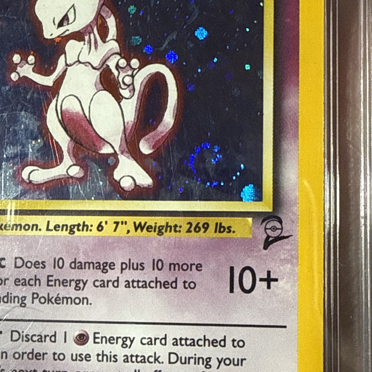 CGC 7.5 2000 Pokemon Game Mewtwo Holo Base II #10 With Subgrades