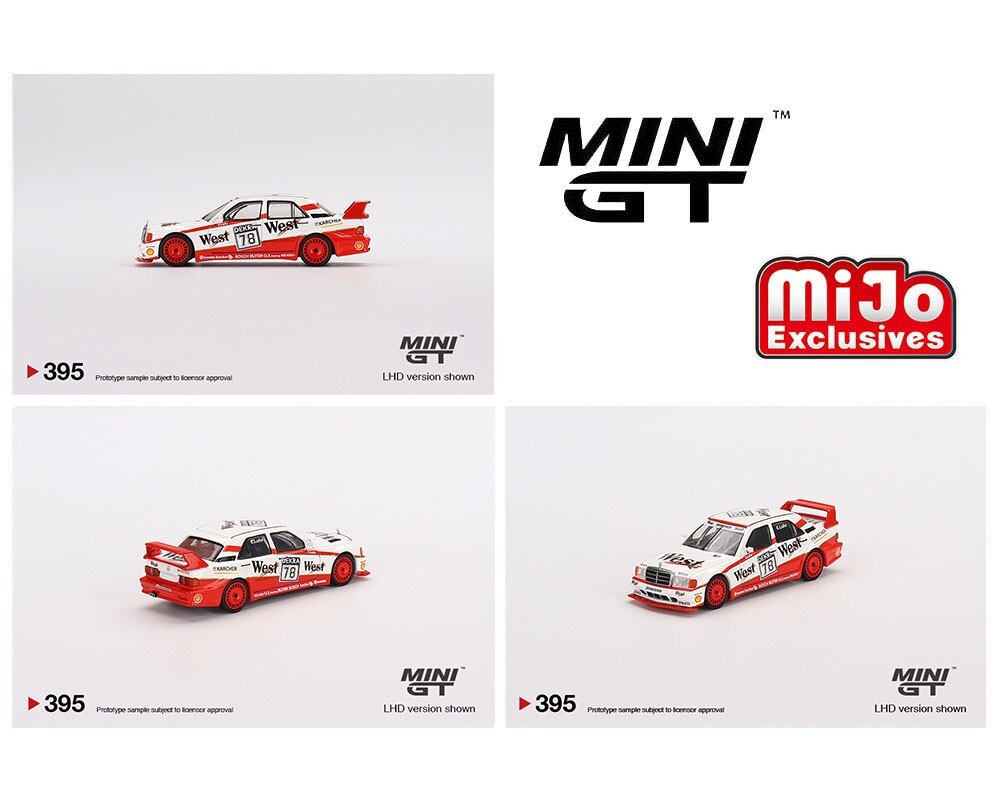 MINI GT #239 MERCEDES-BENZ 190E 2.5-16 EVOLUTION II #7 
