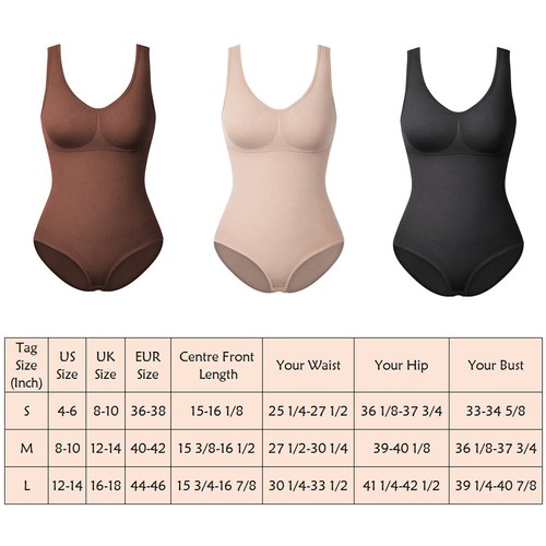 Fajas para mujer Control de barriga Fajas Colombianas Body Shaper Body Tanks Top - Picture 14 of 28