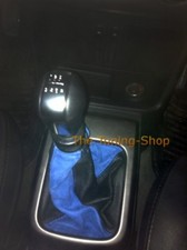 Schaltsack Schaltmanschette NISSAN X-TRAIL T30 04-07 6 Gang Schwarz + Blau