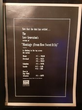 Love Generation Montage How Sweet It Is Rare Original Promo Poster Ad Framed! #2