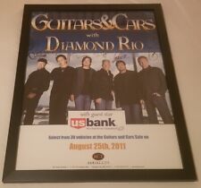Diamond Rio Autographed 28x22 Framed Concert Poster Diamond Rio Autographed 28x22 Framed Concert Poster
