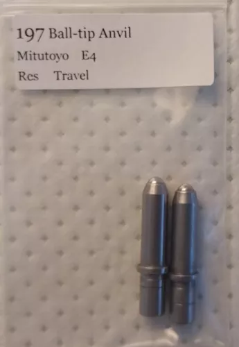 197 Mitutoyo Bore gauge ball tip anvil  No. E4 