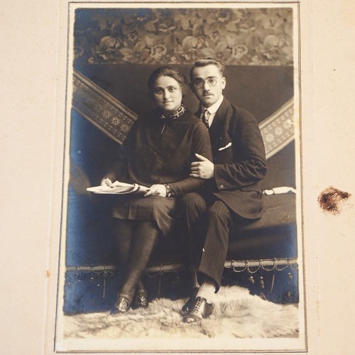 2 Antique Family Cabinet Photos Atelier Central Koln Germany Black And White - Picture 5 of 9