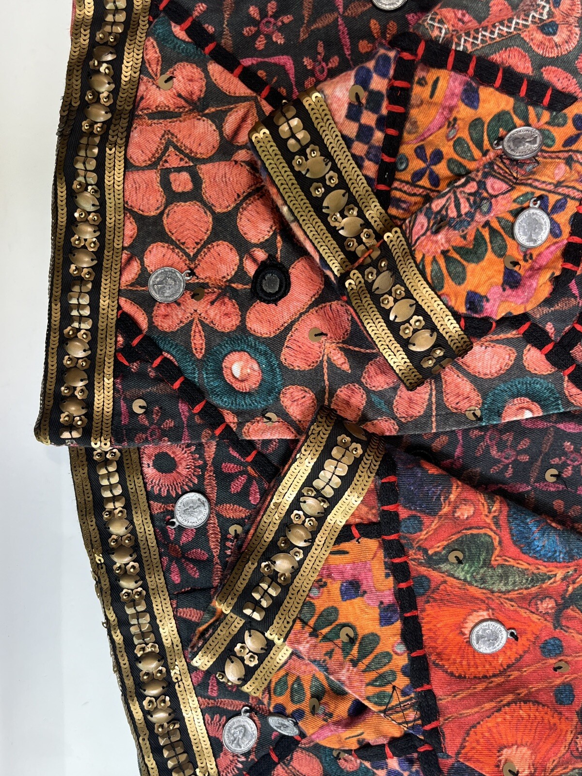 Soft Surroundings Patchwork Blazer Jacket Womens … - image 8