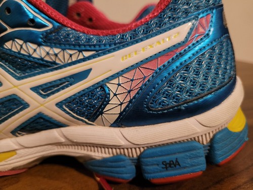 ASICS Gel-Exalt 2 Running Shoes Teal Majenta Women's Size 9 T4B6N Duomax - Picture 12 of 15