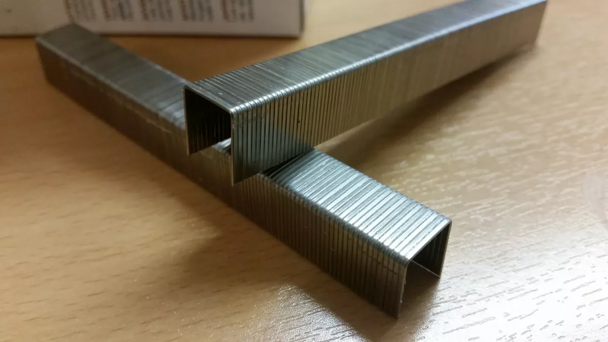 Omer 80 Series 14mm Stainless Steel fine wire Staples. Upholstery Staples
